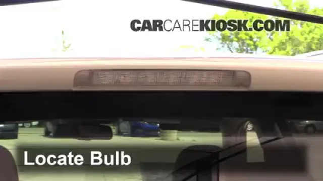 2009 Toyota Highlander Hybrid Limited 3.3L V6 Luces Luz de freno central (reemplazar foco)